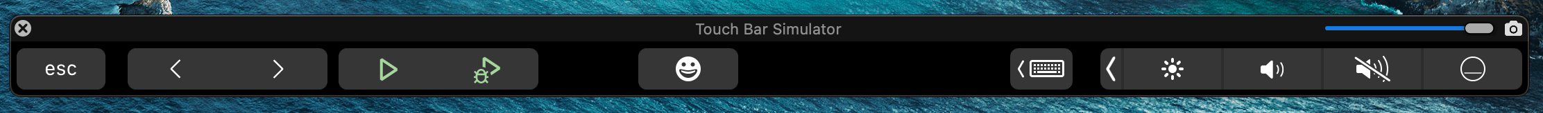 macOS 觸控欄圖示